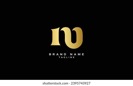 NMU, NUM, MNU, MUN, UMN, UNM, NU, UN, Abstract initial monogram letter alphabet logo design