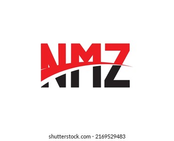 NMZ Letter Initial Logo Design Vector Illustration