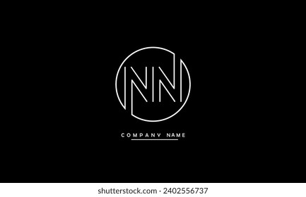 NN Abstract Letters Logo Monogram
