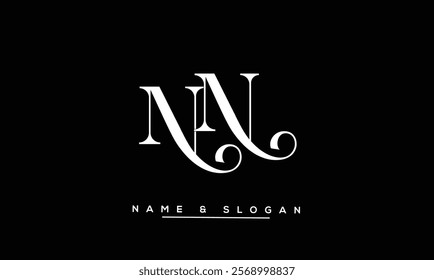 NN Abstract Letters Logo Monogram