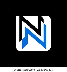 NN brand name initial letters illustrative icon.