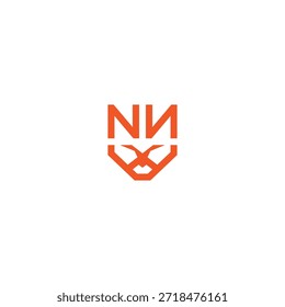 NN fox letters logo idea.
