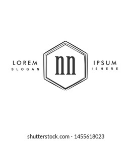 NN Initial beauty monogram logo vector