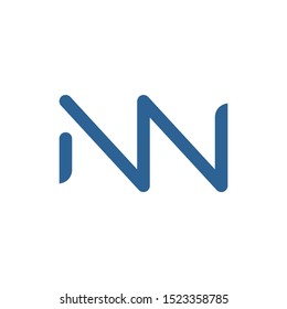 NN initial letter logo template vector icon design