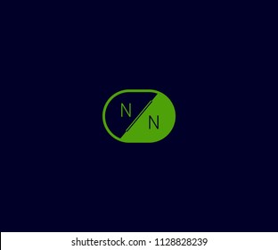 NN Letter Capsule Logo Design