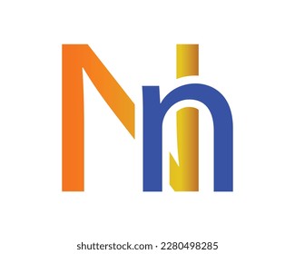 Nn letter logo design element