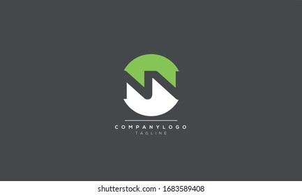 NN Letter Logo Design Template Vector