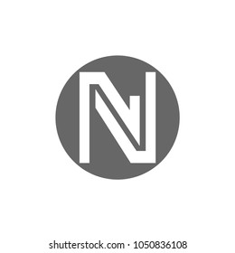 nn letter vector logo