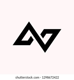 NN  letter vector logo. Vector