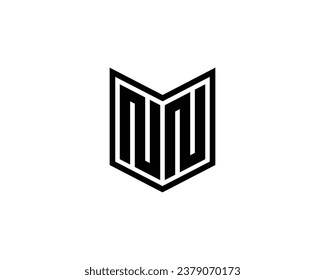 NN logo design vector template
