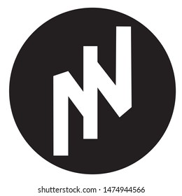 NN Logo Letter Vector Illustration