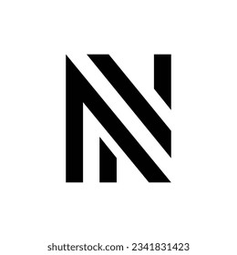
Diseño de logotipos NN minimalista y creativo