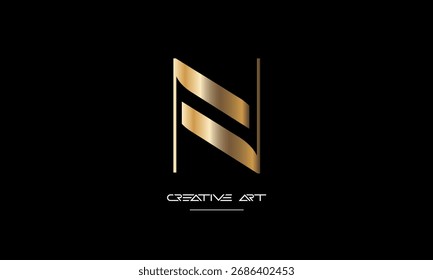 NN, N abstract letters logo monogram