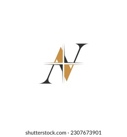 NN or N logo and icon design