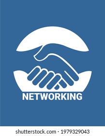 NNetworking icon vector design for business, community, logo, etc