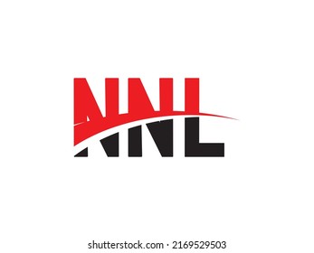 Letra NNL Ilustración del vector de diseño del logotipo inicial