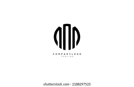 NNN Abstract Logo-Design für Anfangsbuchstaben des Monogrammes