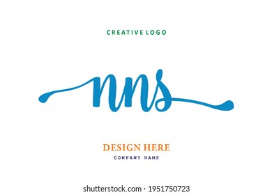 NNS lettering logo is simple, easy to understand and authoritative