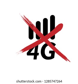 no 4g sign