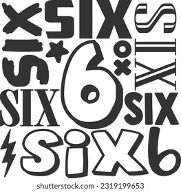 No 6 - Birthday Number