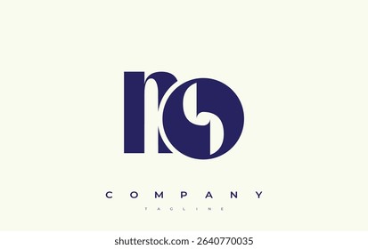 NO Abstract Geometric Logo Design. Modern and elegant logo design with simplistic typography elements, showcasing branding excellence.