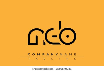 NO abstract letter design. Modern Business Logo Design With Abstract Typography and Contemporary Style