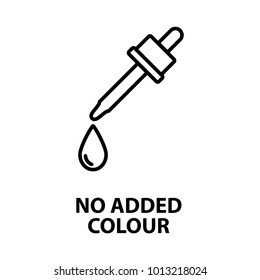 no added colour icon - vector illustration.