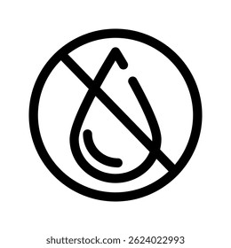 No air sign. Airdrops are prohibited.. vector illustration, pictogram isolated on white background. color editable