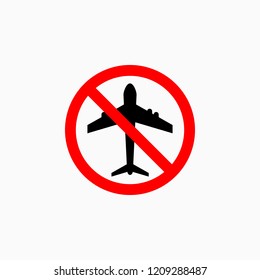 no airplane icon, no flying vector