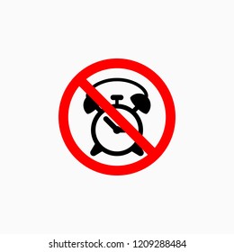 no alarm clock icon