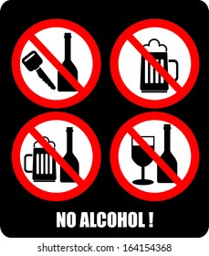 no alcohol