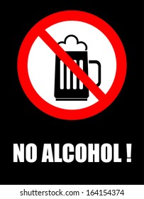 no alcohol