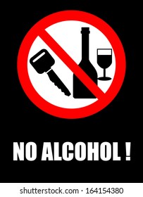 no alcohol