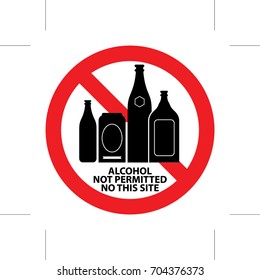 No alcohol allowed.