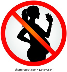  "No alcohol for pregnant woman"