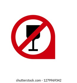 no alcohol sign