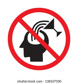 no alcohol sign