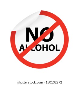 No alcohol sign