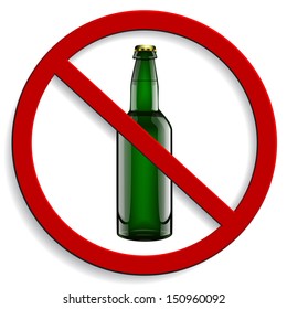 No alcohol sign 