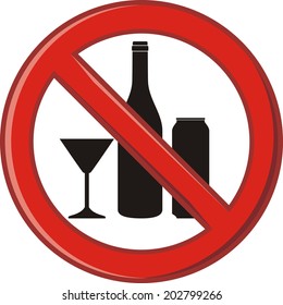 No Alcohol Sign