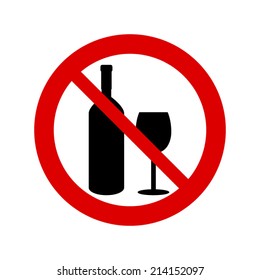 No alcohol sign