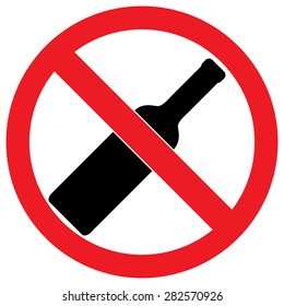 No Alcohol Sign
