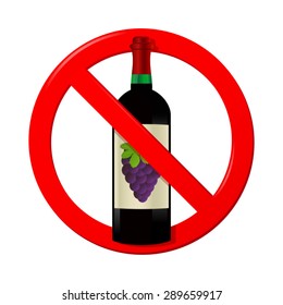 No alcohol sign