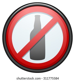 No Alcohol sign