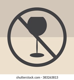 No alcohol sign