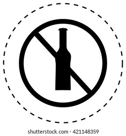 No alcohol sign
