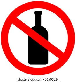 No Alcohol Sign