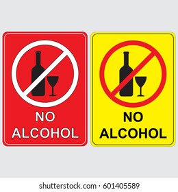 No Alcohol Sign