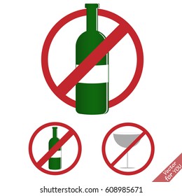 No alcohol sign