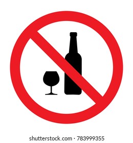 No Alcohol Sign